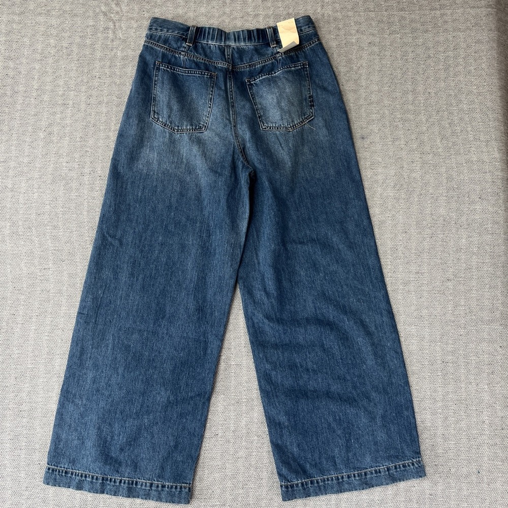Scotch & Soda Lyocell Cotton Blue Jeans Women Wide Leg High Rise Sz 10 / 30 - Picture 9 of 12
